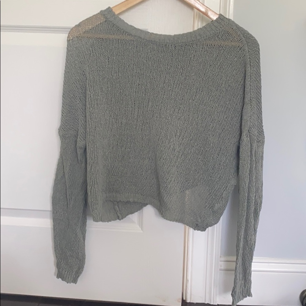 Light Green Sweater-Rag Poets